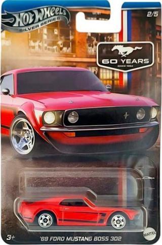 Hot Wheels Silver Serisi 69 Ford Mustang BOSS 302 JBY51