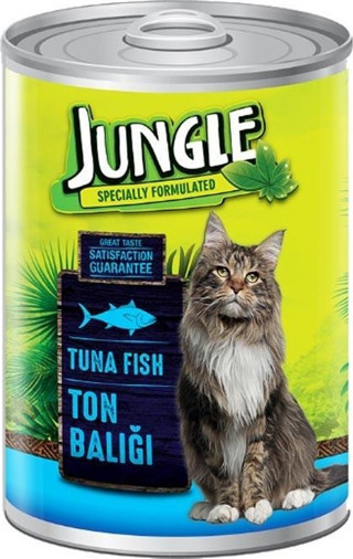Jungle Ton Balıklı Kedi Konserve 415 gr