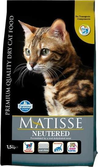 Matisse Kısırlaştırılmış Tavuklu Yetişkin Kedi Maması 1.5 Kg