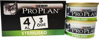 Pro Plan Adult Somon Ton Kısır Kedi Konserve 85gr 4 Al 3 Öde