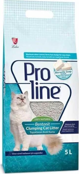 Proline Marsilya Sabunlu Bentonit Kedi Kumu 5 Lt