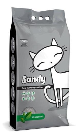 Sandy Hassas Kediler için Kokusuz Tozsuz Topaklanan Sodyum Bentonit Gri Kedi Kumu 10kg