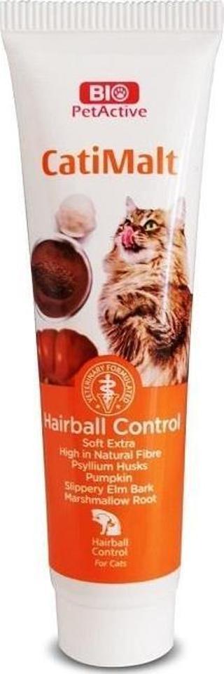 Bio PetActive Cati Malt Paste Pat Kedi Kıl Topu Önleyici 100 Ml