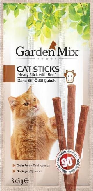 Garden Mix Dana Etli Kedi Stick Ödül 3*5gr