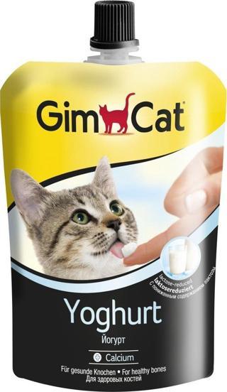 Gimcat Atıştırmalık Kalsiyum Katkılı Yogurt Sıvı Kedi Ödülü 150 Gr