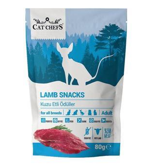 Cat Chefs Lamb Snacks 80 gr (Kuzu Etli Kedi Ödülü)