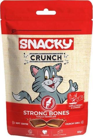 Snacky Kedi Crunch Ödül Strong Tavuk-Peynir 60gr