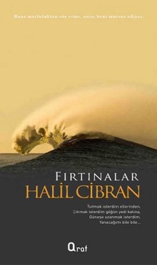 Fırtınalar - Halil Cibran - Araf Yayıncılık