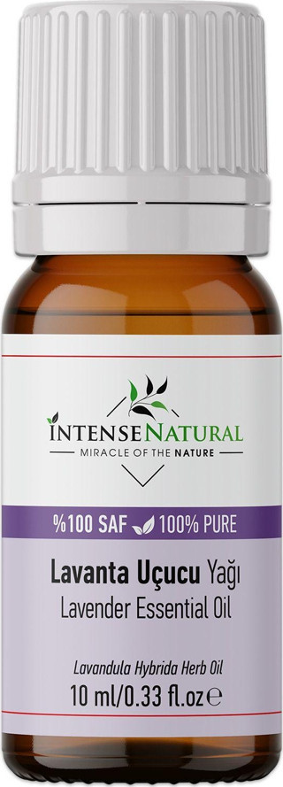 İntense Natural Lavanta Uçucu Yağı 10 Ml %100 Saf Ve Doğal Lavender Essential Oil