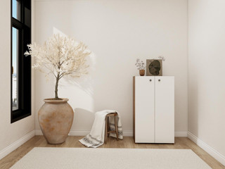 2 Kapaklı Çok Amaçlı Amalfi Beyaz Dolap