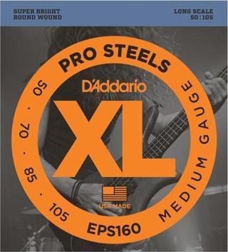 DADDARIO EPS160 BASS GİTAR TEL SETİ, XL, 50-105, PROSTEELS, MEDIUM