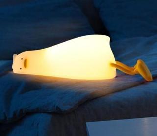 Yatan Ördek Tasarımlı Gece Lambası