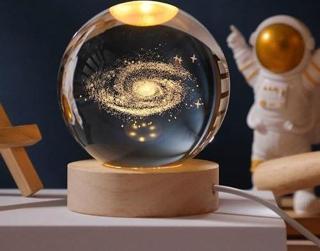 Toz Bulutu Tasarımlı Dekoratif Usb li Gece Lambası