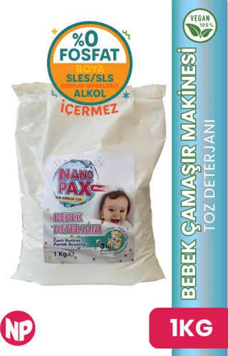 BEBEK ÇAMAŞIR MAKİNESİ TOZ DETERJANI 1 KG