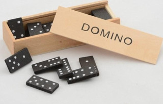 Ahşap Kutulu Domino Oyunu Model 2
