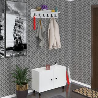 Kenzlife portmanto ayakkabılık ve askılık tomak3 byzbyz 53*100*32 onbeş çift ayakkabı kapasitesi