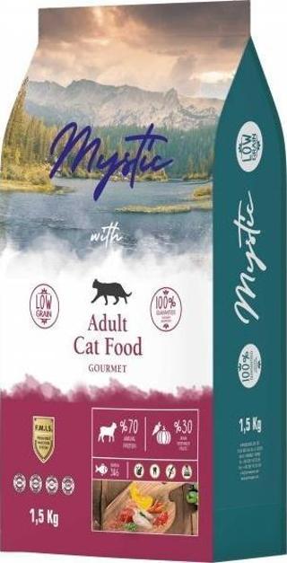 Mystic Az Tahıllı Yetişkin Kedi Maması Gurme 1,5 Kg