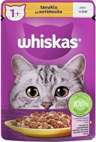 Whiskas Pouch Tavuk Etli Yaş Kedi Maması 85 gr