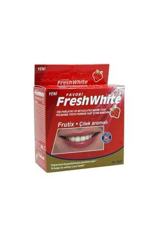 Fresh White Diş Paarlatıcı Toz Çilek Aromalı 50g