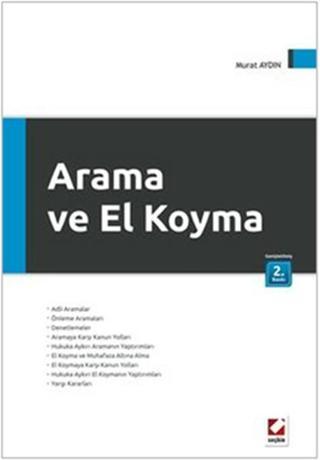 Arama ve El Koyma - Murat Aydın - Seçkin Yayıncılık
