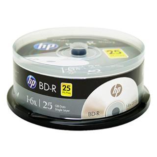 HP Blu-Ray Bd-R 6X 25Gb 25 Li Cake Box Printable