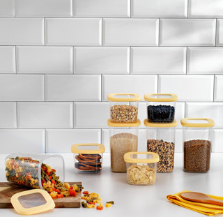 Schafer Hold 8 li Saklama Kabı-Sarı