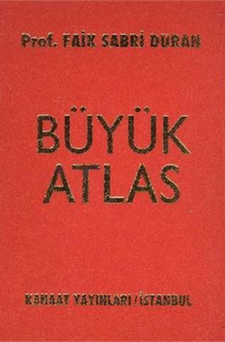 Kanaat Golden Büyük Atlas - Faik Sabri Duran - Kanaat Yayınları