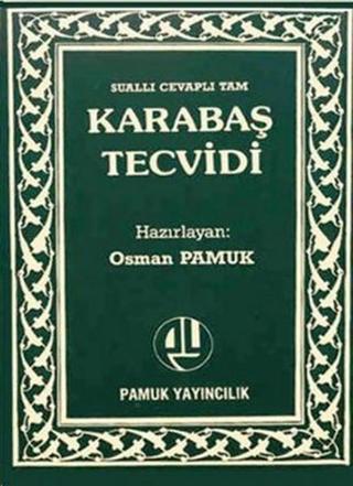 Karabaş Tecvidi (Tecvid-001/P9) - Abdullah İbni Eyyub - Pamuk Yayıncılık