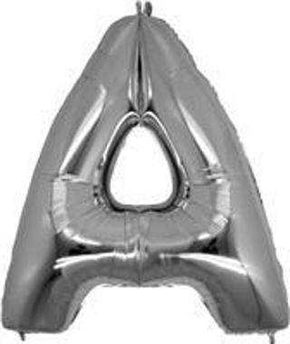 A Harf Folyo Balon Gümüş Renk  40 İnç