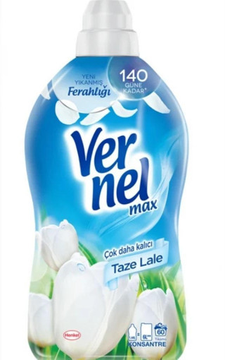 Vernel Max Konsantre Çamaşır Yumuşatıcısı Taze Lale 1440ml (60 Yıkama)