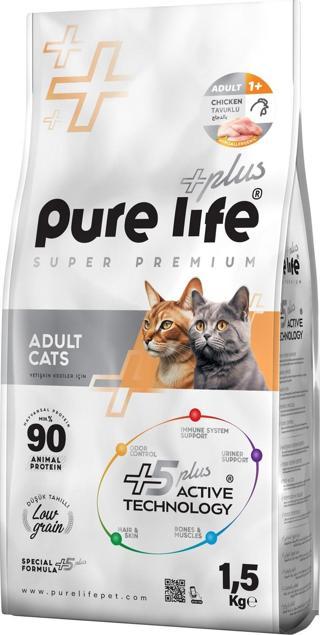 PureLife Pure Life Plus Tavuklu Yetişkin Kedi Maması 1.5 Kg