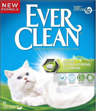 Extra Strong Kokulu İnce Taneli Topaklaşan Kedi Kumu 6 l