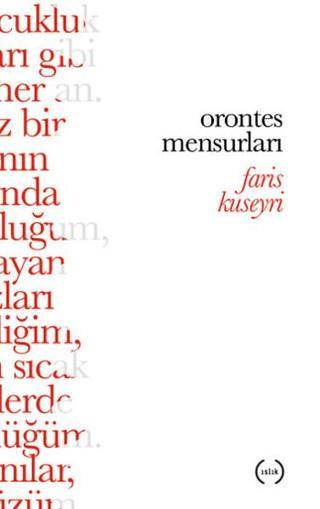 Orontes Mensurları - Faris Kuseyri - Islık Yayınları