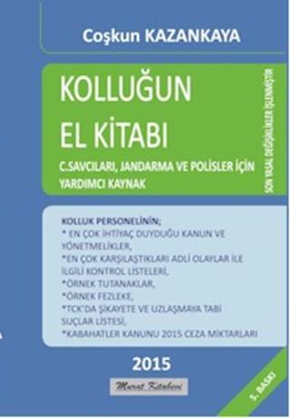 Kolluğun El Kitabı - Coşkun Kazankaya - Murat Kitabevi