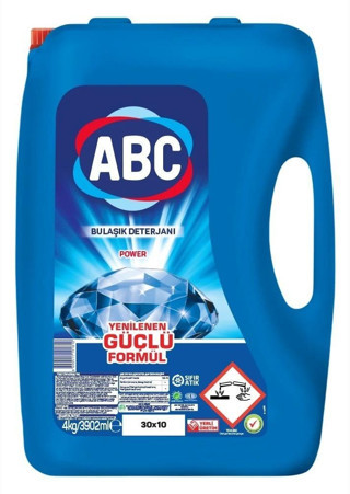ABC Power Bulaşık Deterjanı 4 Lt
