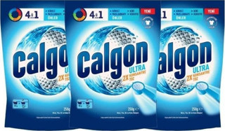 Calgon Power Kir, Pas, Kireç ve Koku Önleyici 4'ü 1 Arada Ultra Konsantre Toz 250 gr x 3 Adet
