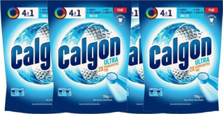 Calgon Power Kir, Pas, Kireç ve Koku Önleyici 4'ü 1 Arada Ultra Konsantre Toz 750 gr x 4 Adet