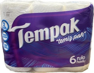 Tempak Mutfak Rulosu 6'lı Havlu