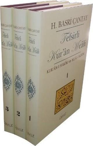 Tefsirli Kur'an Meali (3 Cilt Takım) - Hasan Basri Çantay - Risale Yayınları