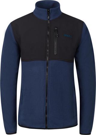 2AS Cliff Erkek Parçalı İnce Polar Sweatshirt Lacivert