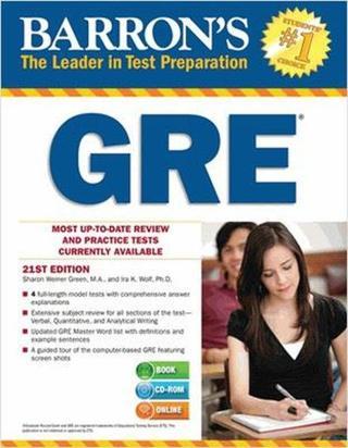 Barron's GRE with CD-ROM 21st Edition - Sharon Weiner Green - Barrons Educational Series