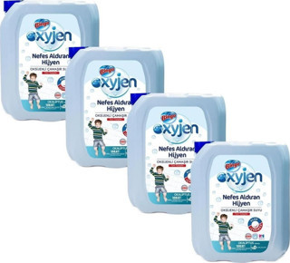 Bingo Oksijen Çamaşır Suyu 3,24 lt Okaliptus 4'lü