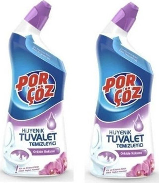 Porçöz Ekstra Güçlü Hijyenik Tuvalet Temizleyici Orkide Kokusu 750 ml X 2 Adet