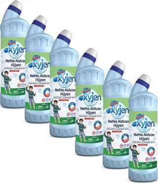 Bingo Oksijen Çamaşır Suyu 750 ml Hasas Hijyen Ekonomi Paketi 6'lı