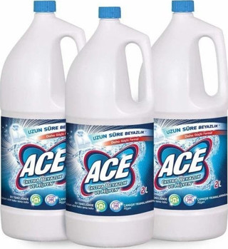 Ace Çamaşır Suyu Klasik 2 LT X3 Avantaj Paket