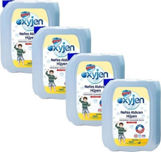 Bingo Oksijen Çamaşır Suyu 3,24 lt Limon Kokulu 4'lü
