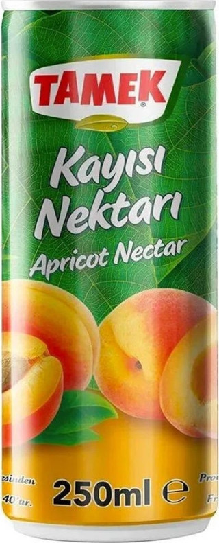 Tamek Kayısı Nektar 250 ml 12 Adet