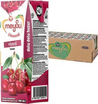 Meysu Dinamik Vişne 200 ml 27 Adet
