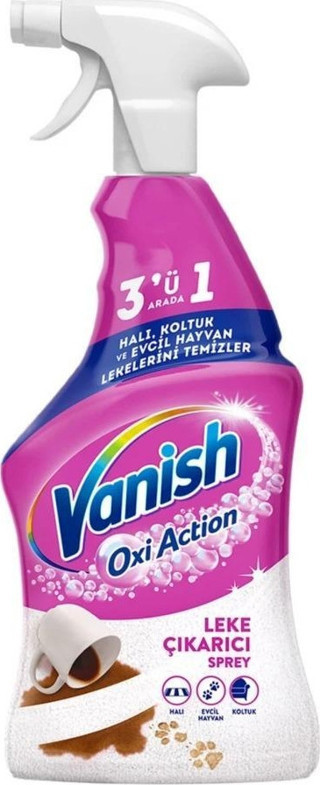 Vanish Oxi Action Çok Amaçlı Halı, Koltuk Ve Evcil Hayvan Leke Çıkarıcı Sprey 500 ml