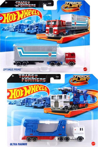 Hot Wheels 2 Araç Transformers Set - Optimus Prime & Ultra Magnus (1/64)